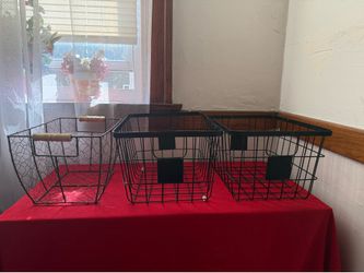 3 Wire Baskets