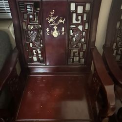 Authentic Vietnamese table, Chair & Bench 