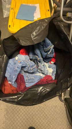 Bag full of women’s clothing