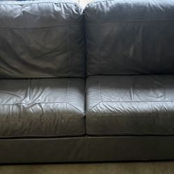 Gray Sofa + Loveseat Set – Very Comfortable – Great Condition 