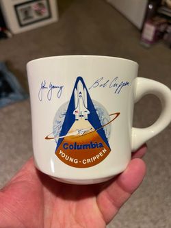 Space Shuttle Columbia Young-Crippen Signed Mug