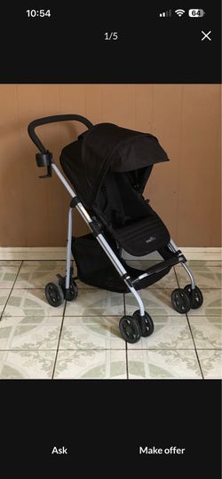 PRACTICALLY NEW EVENFLO REVERSI STROLLER AND BASSINET!!!!