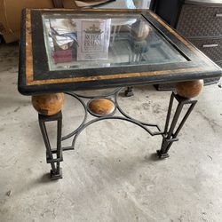 Coffee Table And Corner Table - Glass