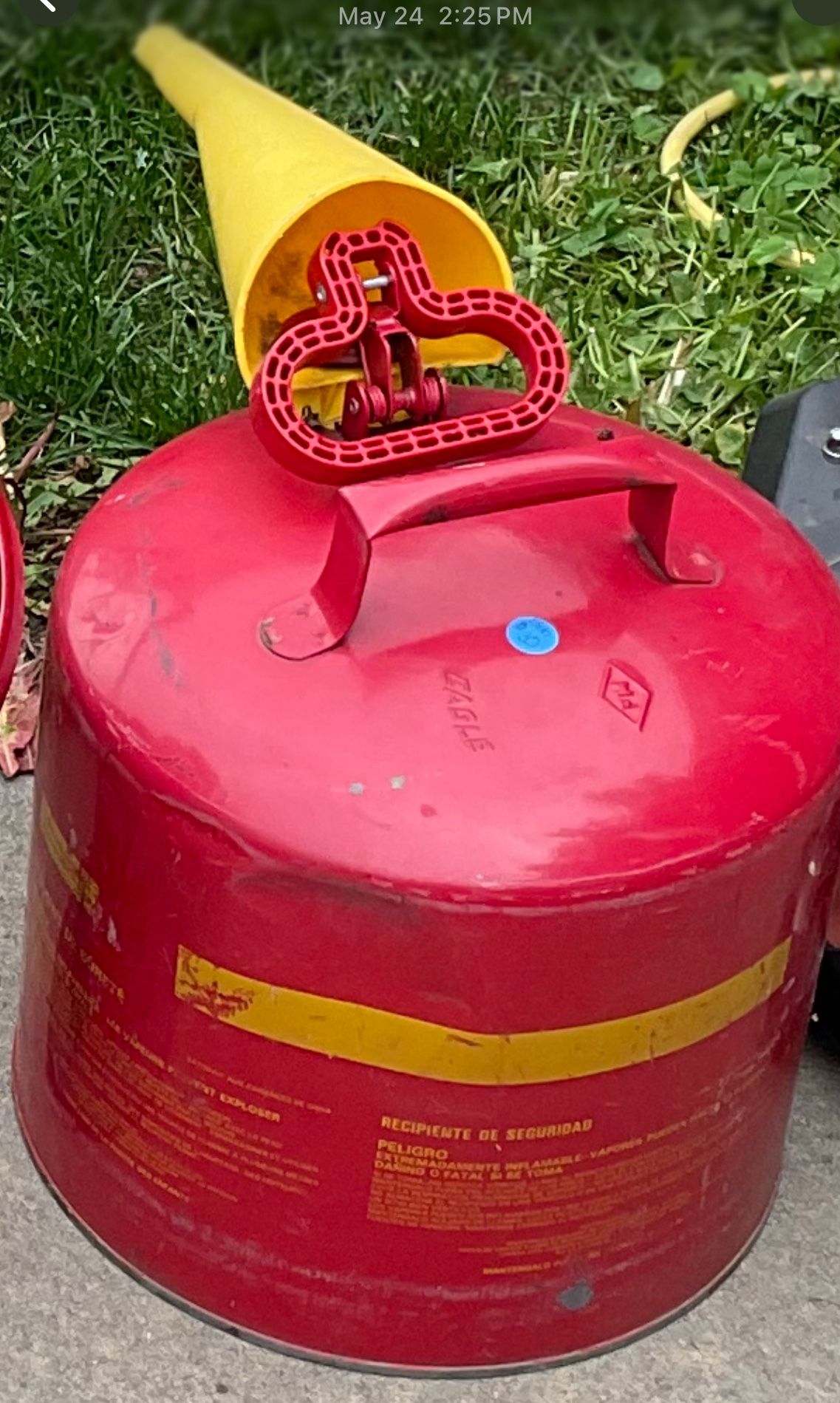 Gas Can With Funnel