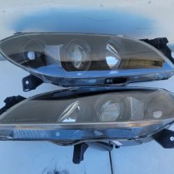 04-09 Mazda 3 Projector Headlights Luces Calaveras Micas Faros Focos Faroles