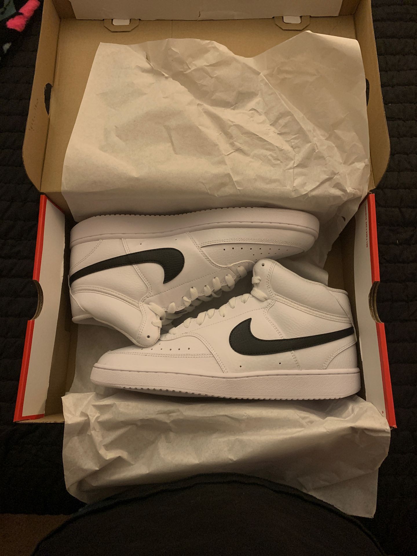 Nike court vision mid size 10