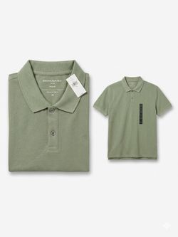 NWT Banaba Republic Men's Short-Sleeve Polo Shirt - Size M - Olive Green