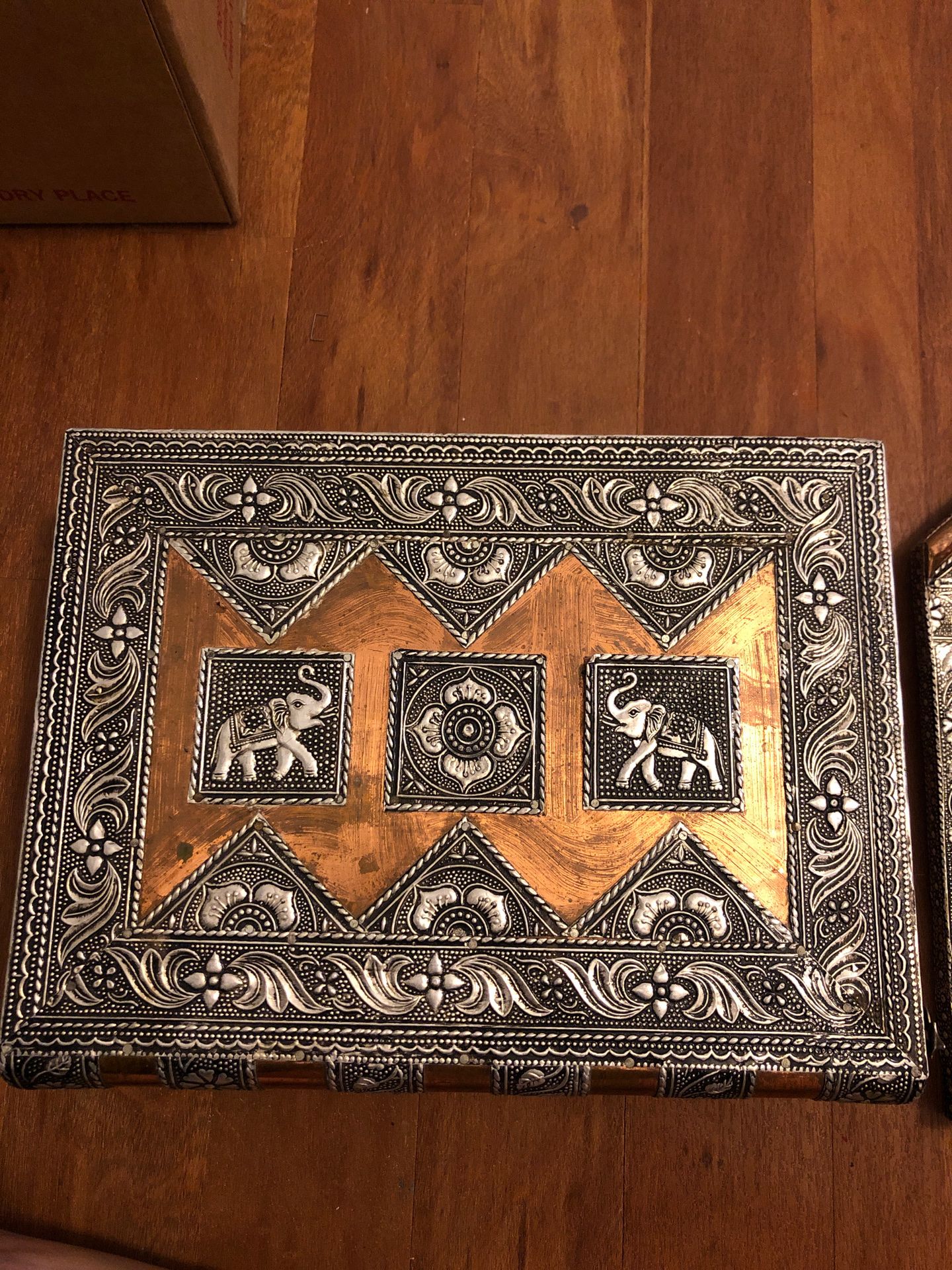 Antique jewelry box needs glass