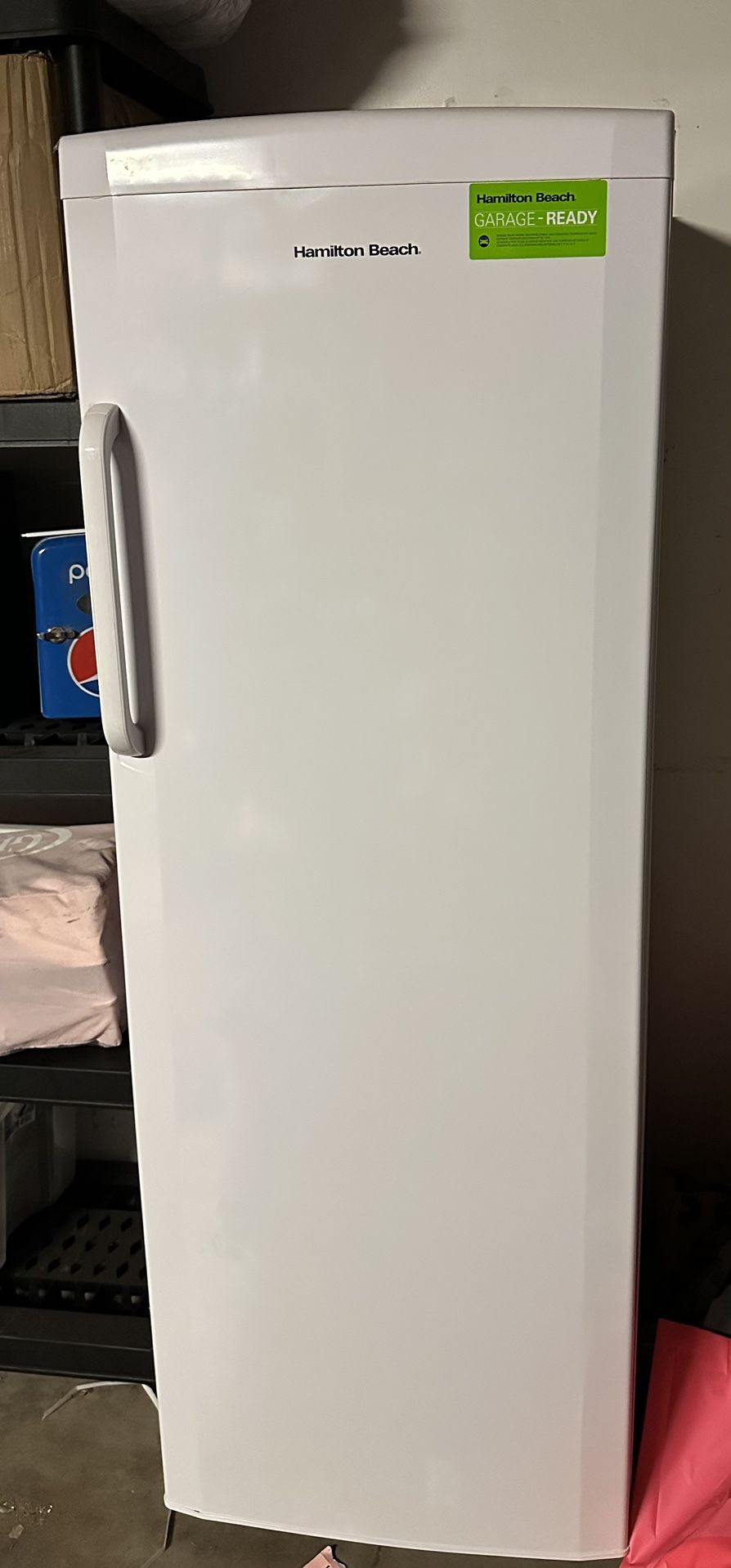 Hamilton Beach Garage‑Ready Upright Fridge/Freezer