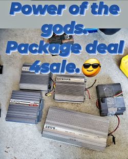 5- old school hifonics amplifiers
