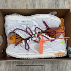 Size 10 - Off-White Nike Dunk Low Lot 35 of 50