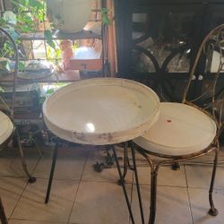 Bistros Table With 2 Wrought-iron Chairs 