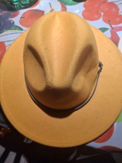 Yellow fashion hat