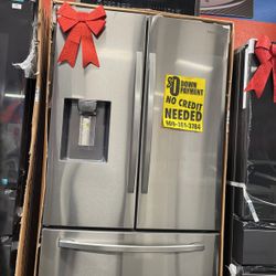 REFRIGERADOR SAMSUNG DE 3 PUERTAS DE ACERO INOXIDABLE *NO NECESITAS CREDITO*