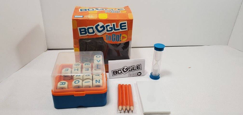 Boggle To Go! Travel Game, Parker Brothers, Complete