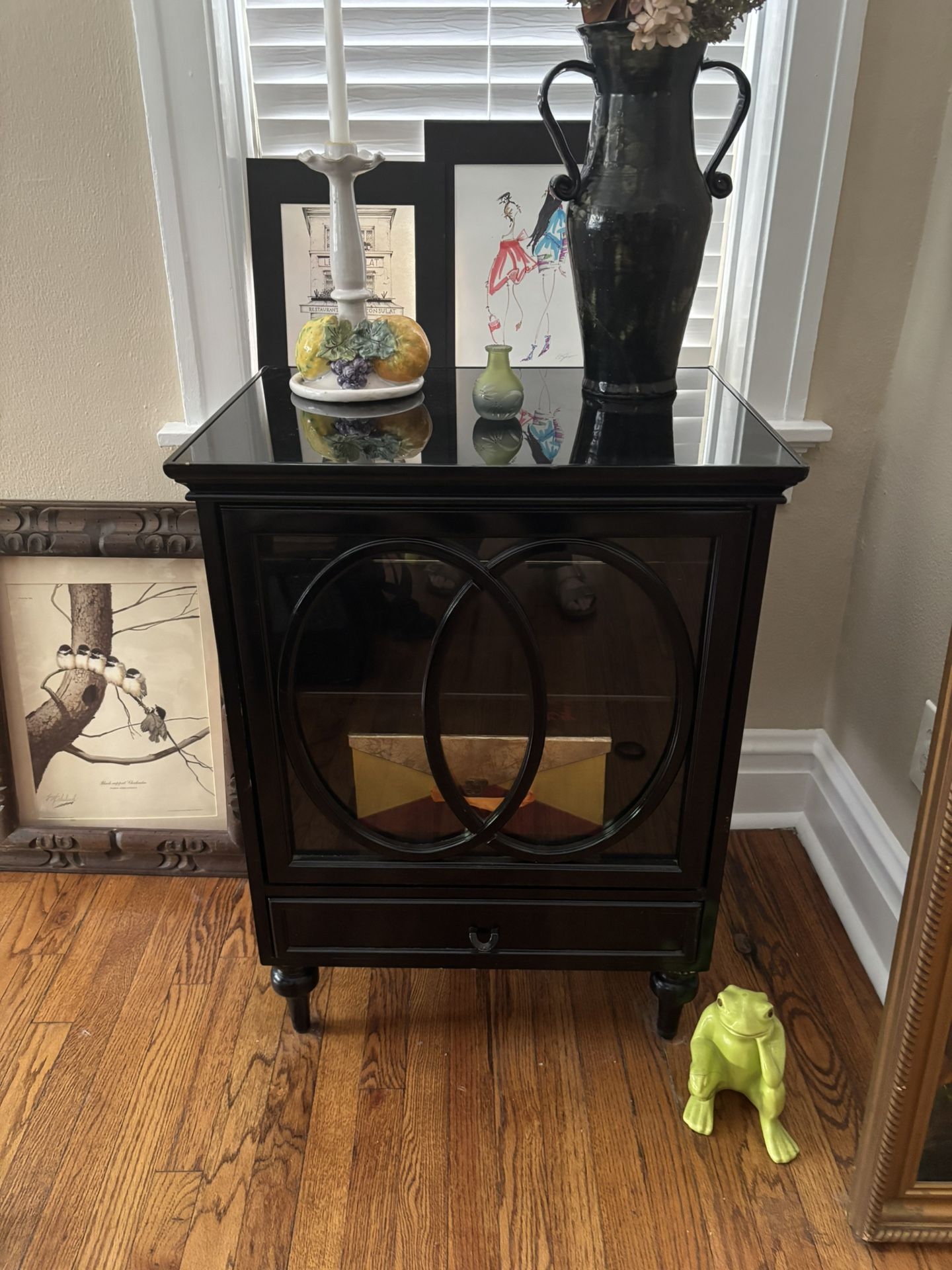 Black Cabinet/Bedside Table
