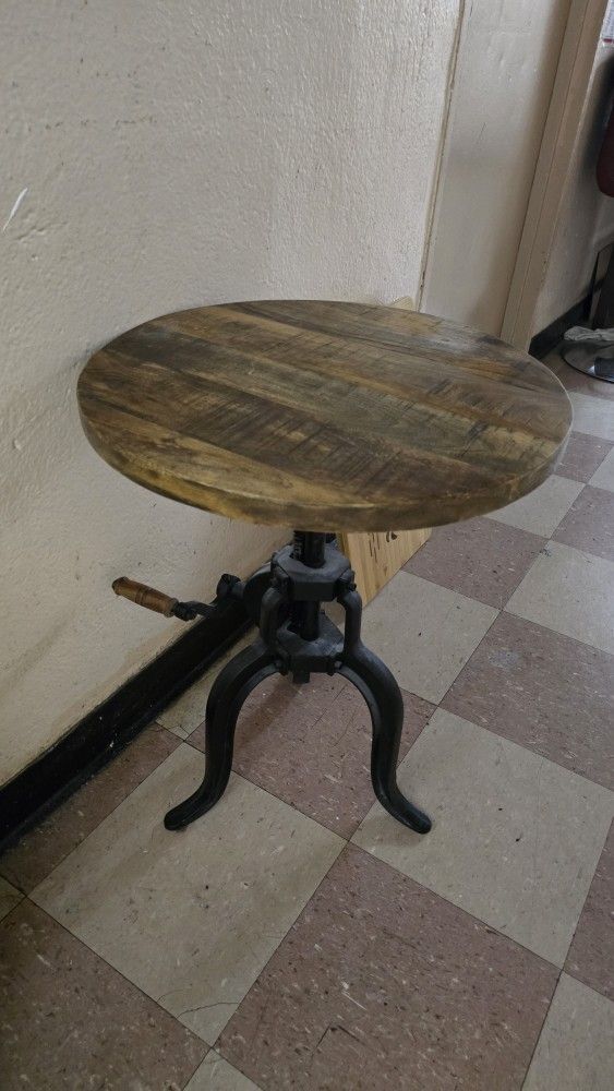 Antique Crank Table