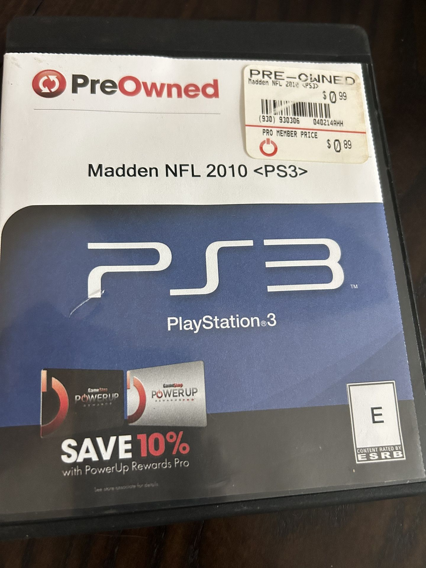 Madden NFL 11, 2010, PS3