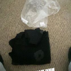 Black On Black Denim Tears Hoodie Size Xl