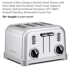 Cuisinart  4- Slice Classic Metal Toaster