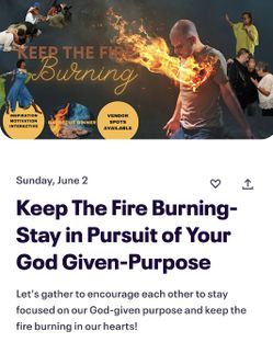 Keep The Fire Burning Dinner Event