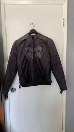 Biker Jacket Brand Is Revolution Gear Used One Time Perfect Condition. It Has Removable Armor Inserts In The Back Elbows And Shoulders To Protect