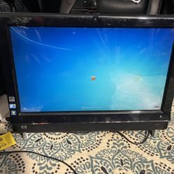 Hp Touchsmart 610 All In One Desktop Pc, Reclinable Screen Design