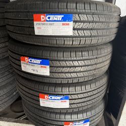 215-75-15 (4) New All Season Tires Installed 50,000 Miles Free Rotations $300 Cash Price