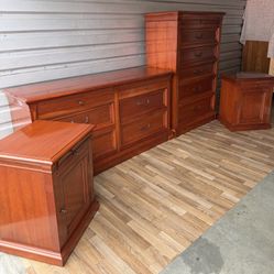 Ethan Allen Medallion Cherry Bedroom Set ⚡️