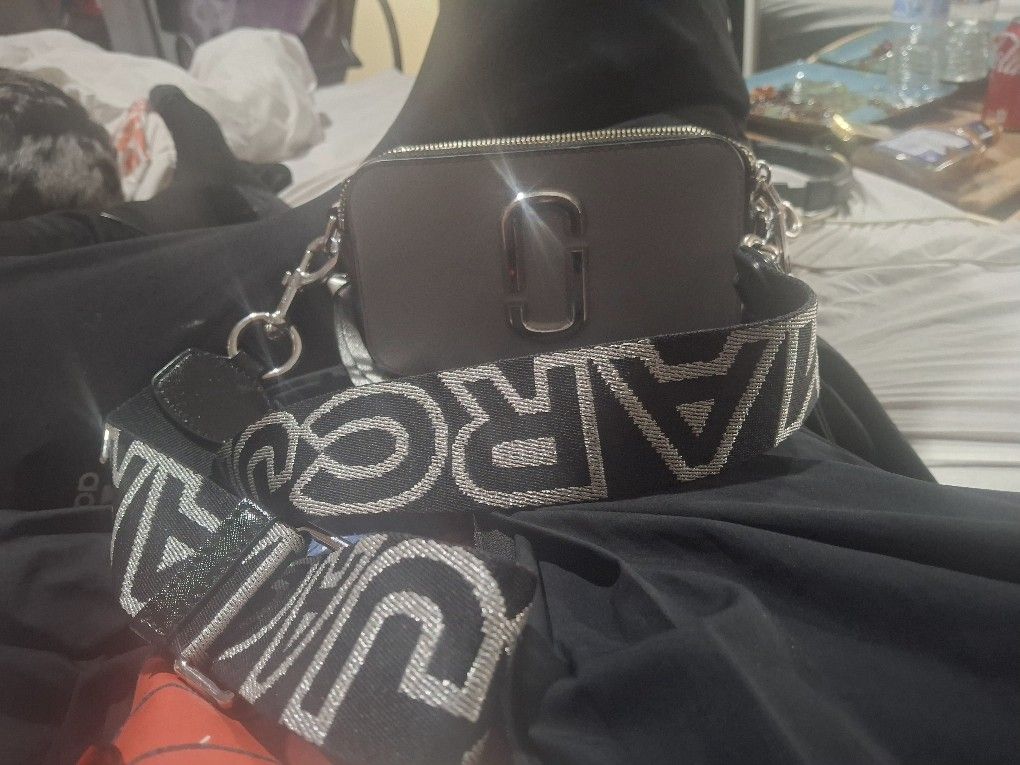 The grey Marc Jacobs Snapshot bag, Price Negotiable