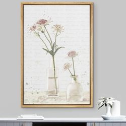Framed Canvas Daisies Wall Art