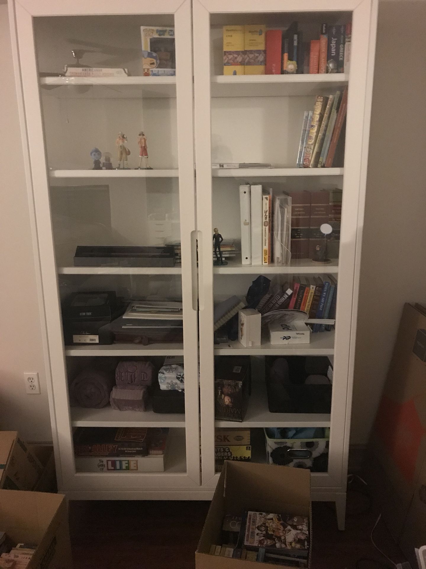 IKEA Regissor Display Cabinet, White