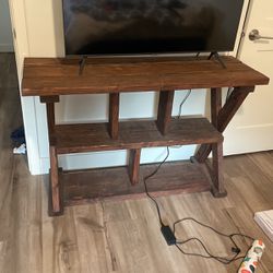 Wooden TV Stand/ Shelves 