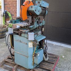 Scotchman Automatic Cold Saw w/ Variable Speed VFD, Vise, Pneumatic Control