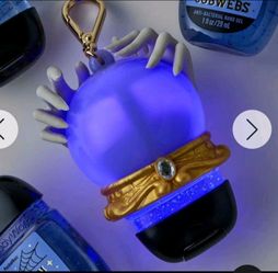 Hand sanitizer holder bath and body works  Halloween with lights brand new with tags  fortune teller