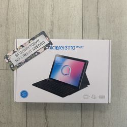 Alcatel 3T10 Smart Tablet New -90 Day Warranty-$1 DOWN-NO Credit Needed