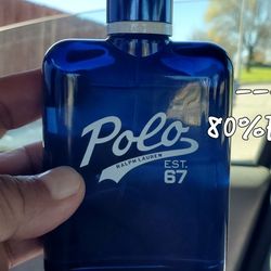 Authentic Ralph Lauren Polo 67 4.2oz Men's Bottle 80% Full Asking $50 Firm on Price 