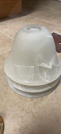 3 Glass Bathroom Globe Replacements 