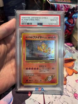Blaine’s Moltres Jp Psa 10