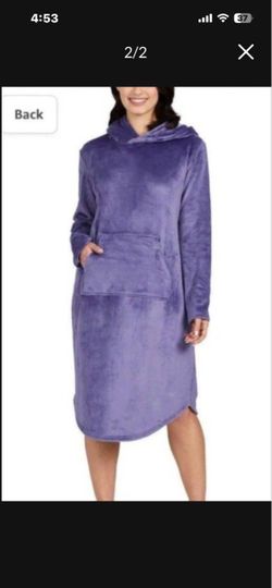 NEW Women Soft Fleece Comfortable Cozy Sleeper Sleep Wear Dress Lounger Size S-M