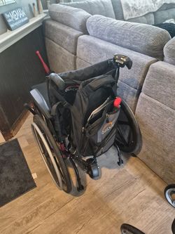 Quickie Manual Wheelchair with Bag