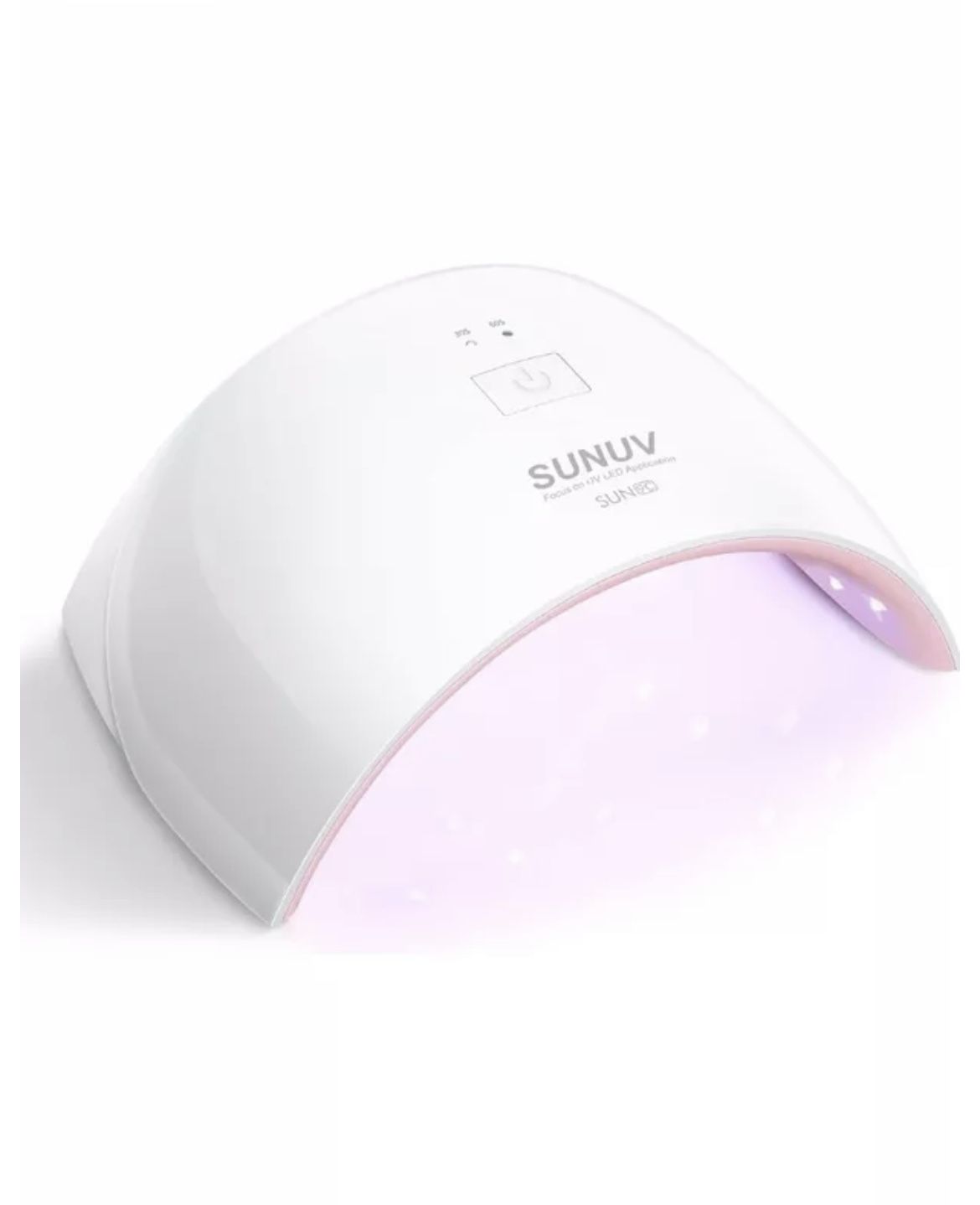 SUNUV UV LED Nail Lamp, Gel UV Light Nail Dryer for Gel Nail Polish SUN9C Pink