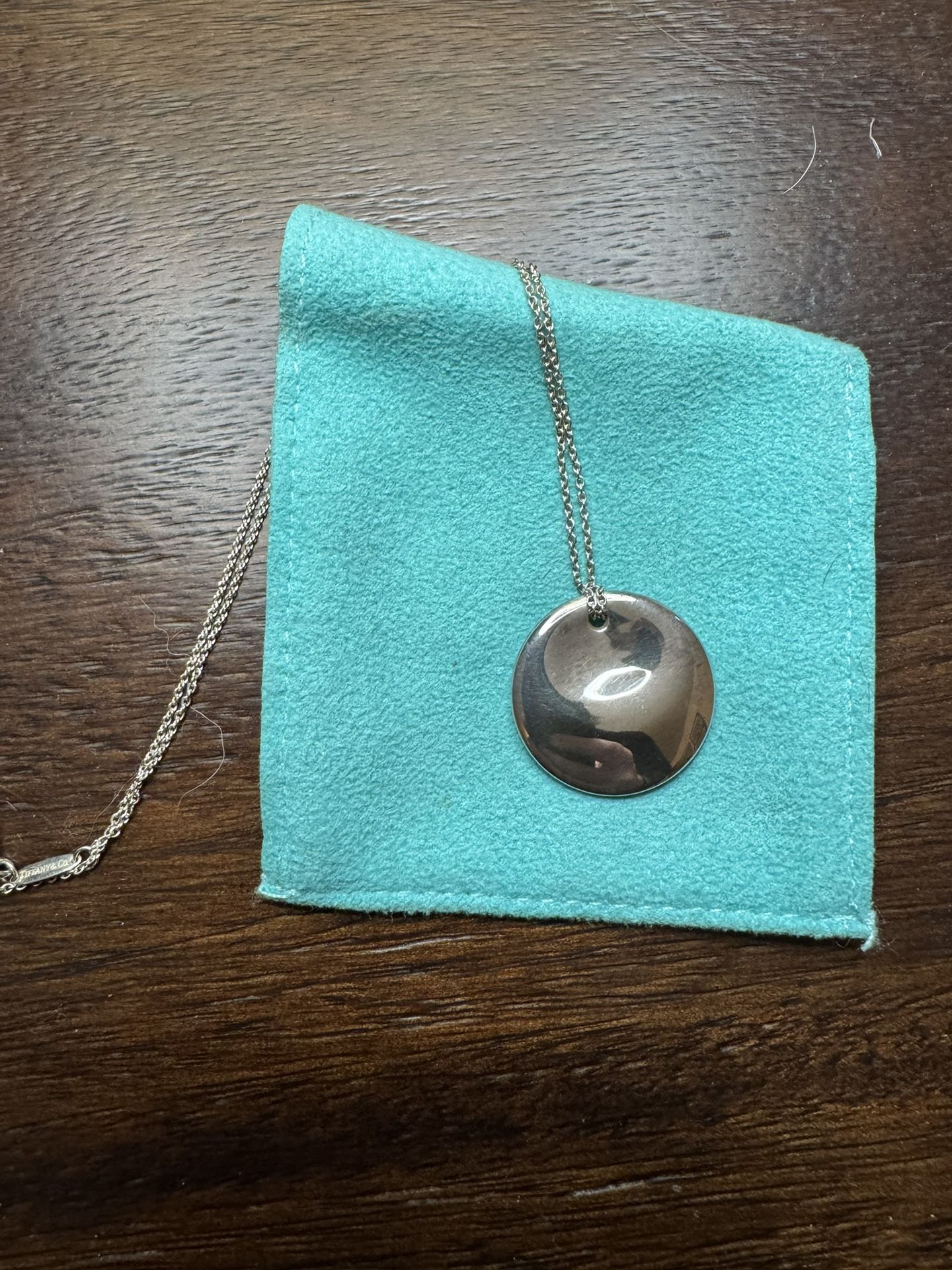 Tiffany & Co Elsa Peretti Round Pendant Necklace 