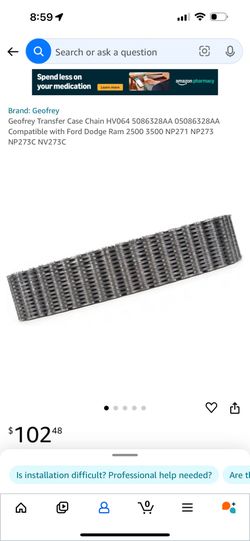 HV-072 Transfer Case Chain Compatible With GM0C