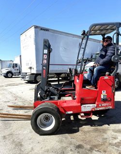 60100J5 PIGGYBACK FORKLIFT MOFFETT M55 5500LBS 2011