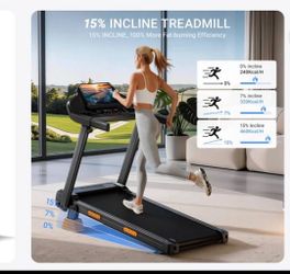 UMAY 15% Incline Treadmill