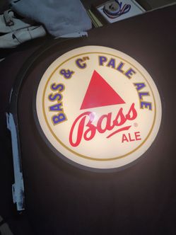 Bass & Co Pale Ale Lighted Pub Sign