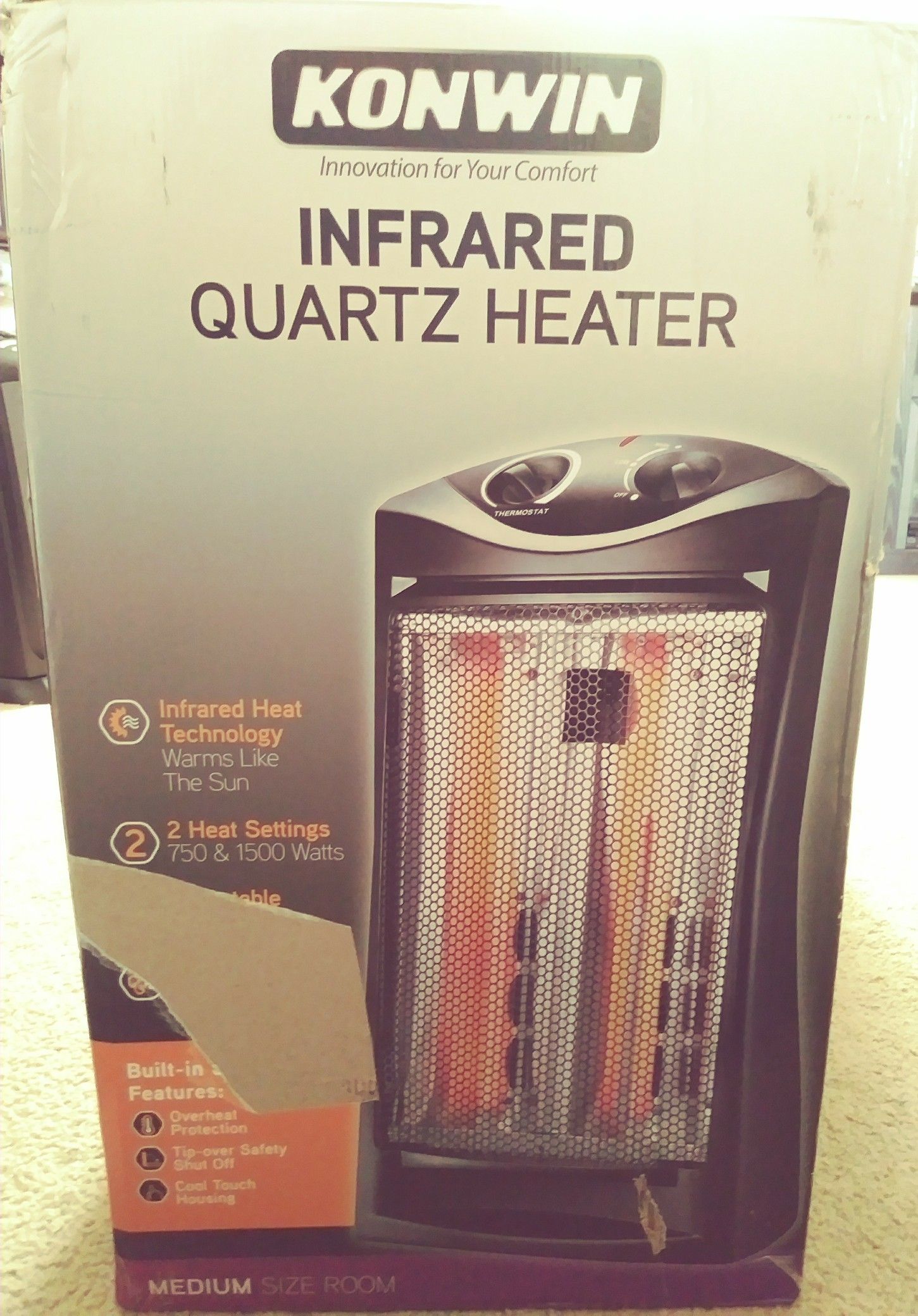 Liquidation KONWIN Infrared Quartz Heater