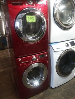 LG 24 in stackable washer/dryer working perfectly
