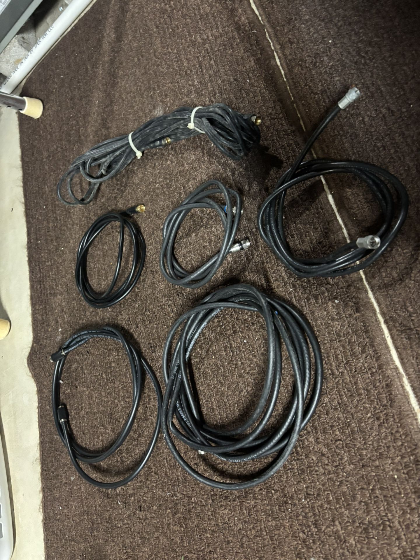 Television Cable Cords- Various Sizes